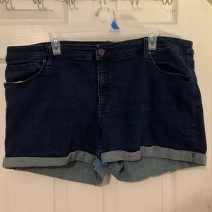Universal Thread Dark Navy Plus Jean Shorts